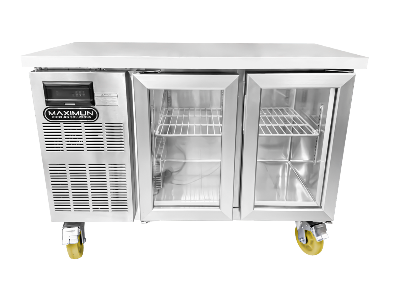 MESA DE CONSERVACIÓN 02 PUERTAS CON VIDRIO