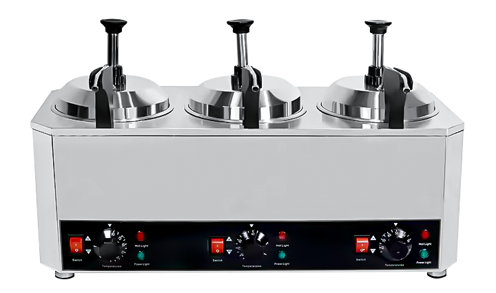 DISPENSADOR DE CREMAS ELÉCTRICO 3 GRUPOS